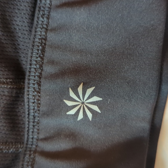 Athleta Black Sports Bra Cut Out Back Black Women's Size Small Racer back - Picture 4 of 8